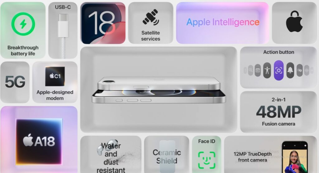 Apple представила iPhone 16E