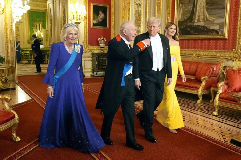 Как Трампа принимали в Виндзоре