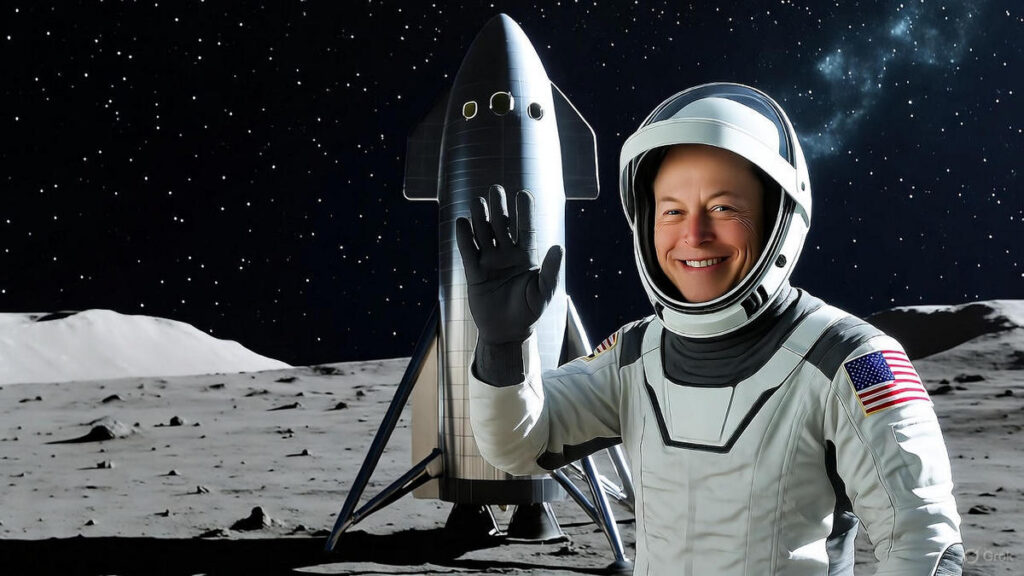 Илон Маск планирует построить город на Луне